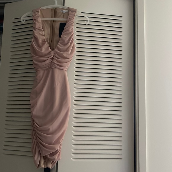 Fashion Nova You’re Too Late Ruched Mini Dress - Picture 5 of 9